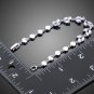 Elegant Water Drop Design Marquise Cut Clear Cubic Ziconia Bracelet for Women