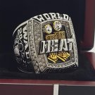 2013 Miami Heat National Bakstball Championship Ring 10 Size Wade Name