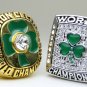 One set 2 PCS 1984 2008 Boston Celtics National Bakstball Championship Ring 10 Size
