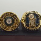 One Set 2 PCS 1981 1986 Boston Celtics National Basketball Championship Ring 7-15 Size