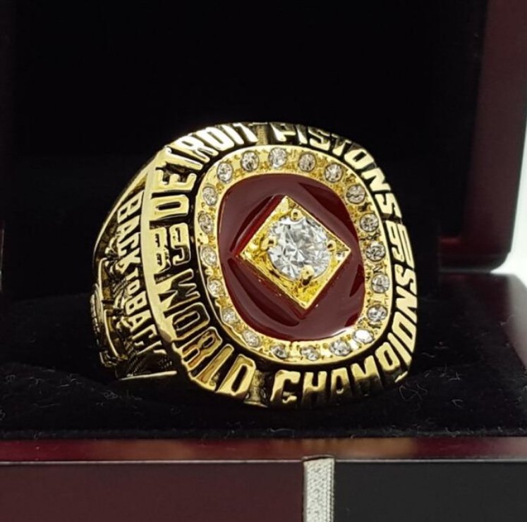 1990 DETROIT PISTON National Basketball Championship Ring 715 Size