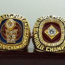 One Set 2 PCS 1989 1990 DETROIT PISTON National Basketball Championship Ring 7-15 Size