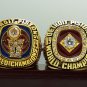 One Set 2 PCS 1989 1990 DETROIT PISTON National Basketball Championship Ring 7-15 Size