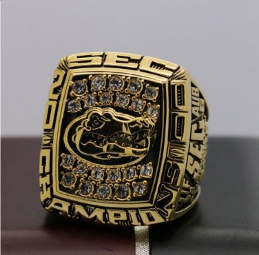 2000 FLORIDA GATORS SEC NCAA FOOTBALL National Championship Ring 7-15 Size