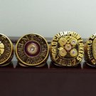 One Set 4 PCS 1980 1982 1987 1988 Los Angeles Lakers National Basketball Championship