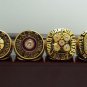 One Set 4 PCS 1980 1982 1987 1988 Los Angeles Lakers National Basketball Championship