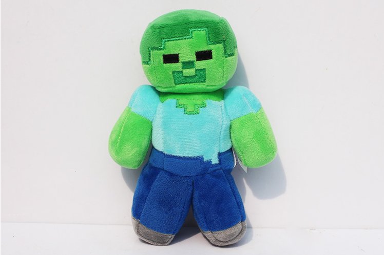 23cm Minecraft Plush Toys MC Steve Zombie Plush Stuffed Toy Doll