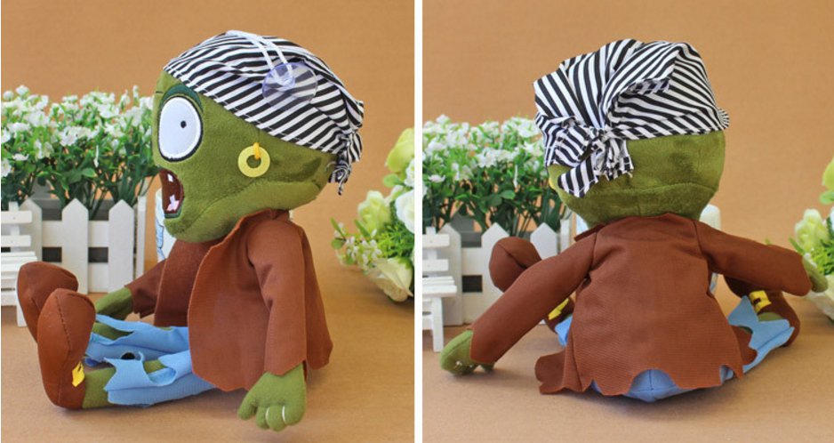 cowboy zombie plush