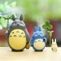 Totoro With Leaf Mini Figure Toy Studio Ghibli