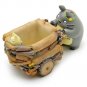 5cm Totoro Push Car Resin Action Figure Collection Model Toy