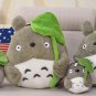 50cm Cute Totoro Large Pillow Cushions Cartoon Doll Stuffed Totoro Lotus Leaf +