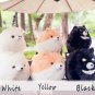 30cm White Cute Dog Stuffed Animals Pillow Dog Plush Stuffed Toy Soft
