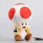 Super Mario Bros Mushroom Toad Plush Toys Red Color Soft Dolls Children Soft Toys 7" 18 CM