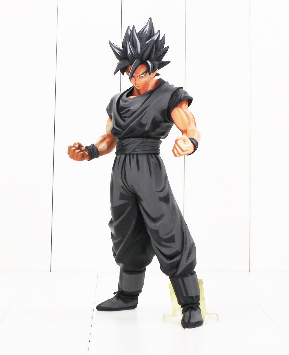 25cm Black Gokou Figure Toy Dragon Ball Z Super Saiyan Anime (no box)