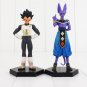 2pcs/lot Anime Dragon Ball Z Figure Toy Vegeta Beerus Saiyan