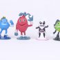2017 Hot 12pcs/lot Game Pac-Man Figure Pacman PVC Action Figure Model Doll Toys
