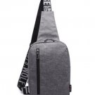 Men's Messenger bag Travel Nylon Waterproof Sling Shoulder Bags (Navi Gray)