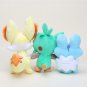 20cm Pocket doll Plush Chespin Fennekin Froakie Anime Plush Toy (Brown)