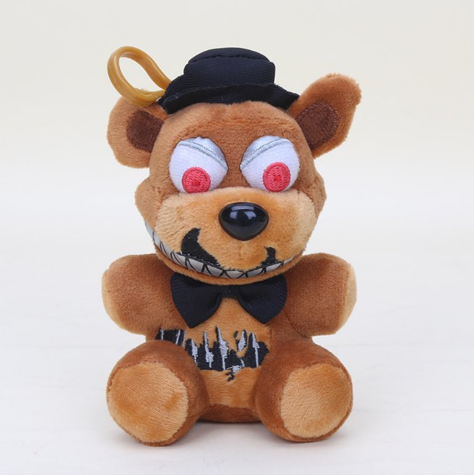 14cm Five Nights At Freddy's Nightmare Freddy Plush pendant doll toys ...