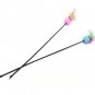 Random Color Ball Feather Wand Stick For Pet Kitten Jumping Train Aid Fun Cat Catcher Teaser Toy