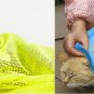 Multifunctional cat Grooming bag cat bags bath bags fitted mesh bag cat clean pet supplies Pink