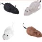 Wind Up Funny Running Mouse Rat Move Tail Cat Kitten Prank Toy Cute Playing Toys (Brown)