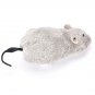 Wind Up Funny Running Mouse Rat Move Tail Cat Kitten Prank Toy Cute Playing Toys (Gray)