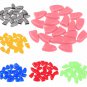 20Pcs/lot Colorful Soft Cat Dog Pet Paws Claw Control Nail Caps Cover Size XS-XL