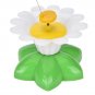 8 x 5.5cm 1 Pcs Electric Rotating Colorful Butterfly Funny Cat Toys Pet Seat ScratchToy
