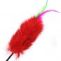 1Pcs 55cm Random color Feather Wand Stick Catcher Teaser Toy Pet Kitten Jumping Train Aid Fun