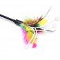 New 1PC Fashion & Hot Cat Play Feather Teaser rod wand flexible fun long toy 50cm