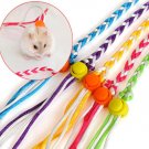 1pcs Pet Adjustable Rope Hamster Rat Mouse Harness Ferret Finder Bell dual-use Leash Lead