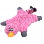 Pet Dog Toy Soft Plush Cute Papa Duck Puppy Cat Chewing Squeaker Toy (Pink)