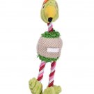 Pet Dog Toys Bird Duck Shape Plush Puppy Cat Squeaker Toys (Green)