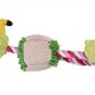 Pet Dog Toys Bird Duck Shape Plush Puppy Cat Squeaker Toys (Green)