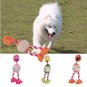 Pet Dog Toys Bird Duck Shape Plush Puppy Cat Squeaker Toys (Green)