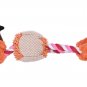 Pet Dog Toys Bird Duck Shape Plush Puppy Cat Squeaker Toys (Orange)