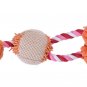 Pet Dog Toys Bird Duck Shape Plush Puppy Cat Squeaker Toys (Orange)