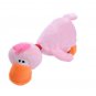 Pet Puppy Dog Toys Plush Duck Shaped Sound Squeaker Chewing Toys (Pink)