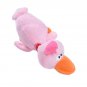Pet Puppy Dog Toys Plush Duck Shaped Sound Squeaker Chewing Toys (Pink)