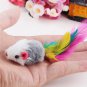 5pcs/lot Funny False Mouse Rat Toys for Cat Kitten Colorful Plush Mini Mouse Toys