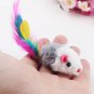 5pcs/lot Funny False Mouse Rat Toys for Cat Kitten Colorful Plush Mini Mouse Toys