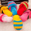 Cute Puppy Fad Magnetic Dog Toy Pet Chew Play Squeaker Sound Plush Slippers