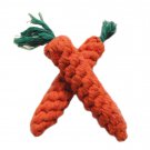 Lovely Carrot Shape Pets Dog Puppy Toys Cotton Wool Pet Kitten Cat Rabbit Chewing Toys