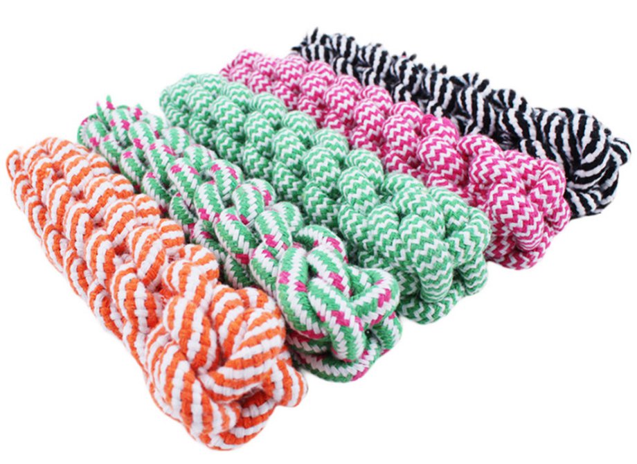 21cm Rope Dog Tug Toys Pets Puppy Chew Braided Tug Toy For Pets Dogs ...