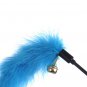 Randomly color Turkey Feather Wand Stick For Cat Catcher Teaser Toy For Pet