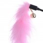 Randomly color Turkey Feather Wand Stick For Cat Catcher Teaser Toy For Pet