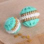 Cute Blue Pets Dog Ball Toys Funny Puzzle Pet Dogs Puppy Chew Training Toys Pets (Size L)
