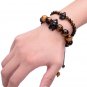Natural Stones Knight Helmet Bracelet Tiger Eye Lapis Lauzi Stone Bead Bracelet (Tiger Eye)
