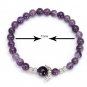Fashion Angel Wing Natural Bead Embedded Bracelet Healing Balance